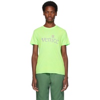 ERL Green Venice T-Shirt 231260M213033