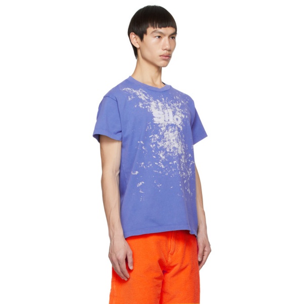  ERL Blue Silo T-Shirt 231260M213038
