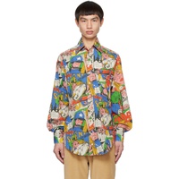 ERL Multicolor Printed Shirt 231260M192057