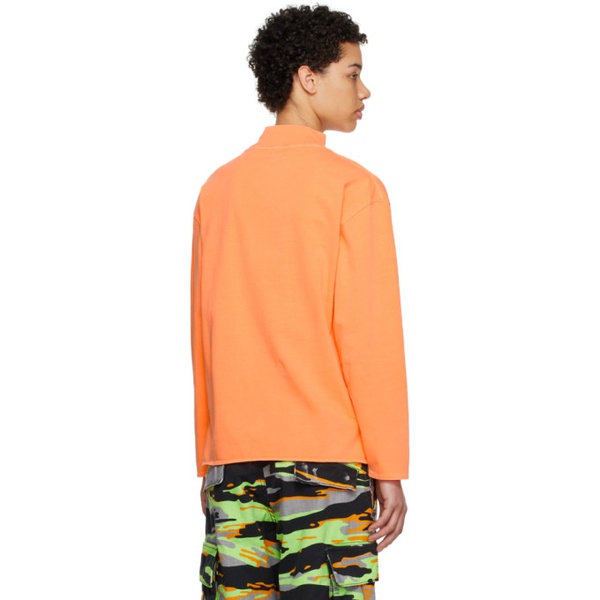  ERL Orange Sun Long Sleeve T-Shirt 231260F110006
