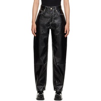 이티스 EYTYS Black Benz Faux-Leather Jeans 231640F087001