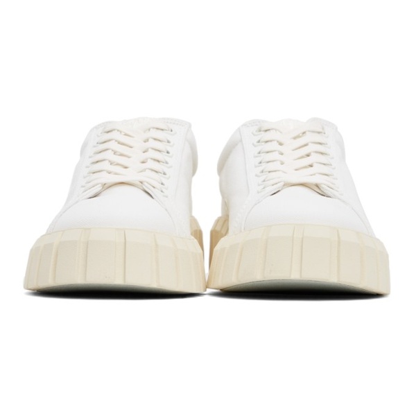  이티스 EYTYS White Canvas Odessa Sneakers 221640M237037