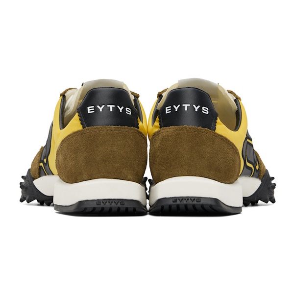  이티스 EYTYS Khaki & Yellow Eros Sneakers 241640F128014