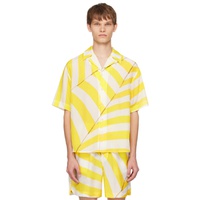 이티스 EYTYS Yellow & White Alonzo Shirt 241640M192000