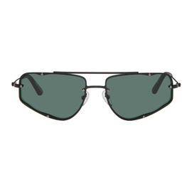에크하우스 라타 Eckhaus Latta SSENSE Exclusive Black The Speed Sunglasses 241830M134001