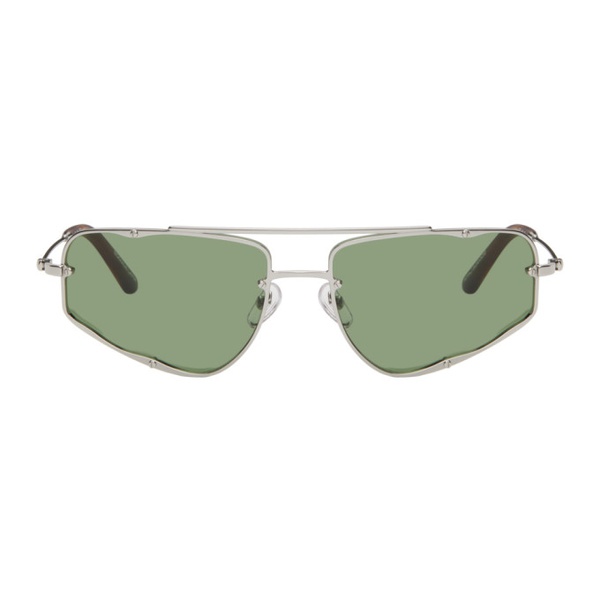  에크하우스 라타 Eckhaus Latta SSENSE Exclusive Silver The Speed Sunglasses 241830M134002