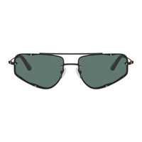 에크하우스 라타 Eckhaus Latta SSENSE Exclusive Black The Speed Sunglasses 241830F005005