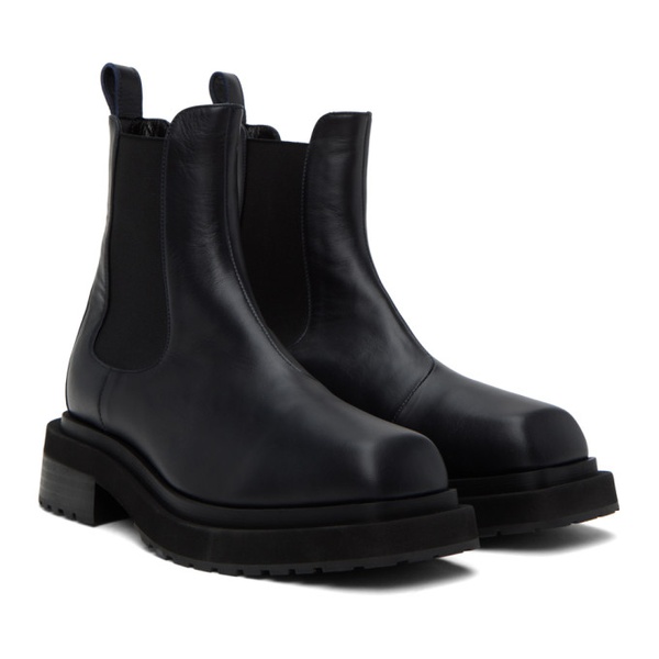  에크하우스 라타 Eckhaus Latta Black Mike Chelsea Boots 232830M223002