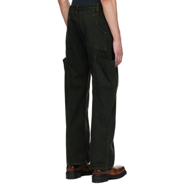  에크하우스 라타 Eckhaus Latta Green Pocket Jeans 241830M186023
