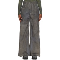 에크하우스 라타 Eckhaus Latta Gray Printed Trousers 232830F069011