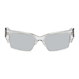 에크하우스 라타 Eckhaus Latta SSENSE Exclusive Gray The Club Sunglasses 242830F005001