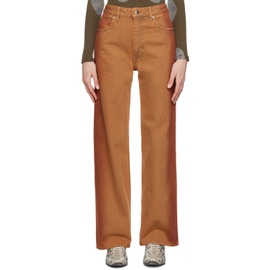 에크하우스 라타 Eckhaus Latta Orange Wide Leg Jeans 231830F069004