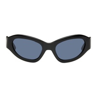 에크하우스 라타 Eckhaus Latta SSENSE Exclusive Black The Bug Sunglasses 242830M134000