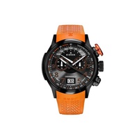Edox Chronograph Quartz Grey Dial Watch 38001 TINNO3 NO3