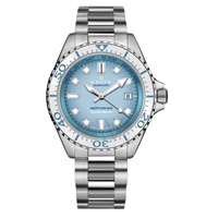Edox MEN'S Neptunian Stainless Steel Blue Dial Watch 80801 3BBUM BUCDN