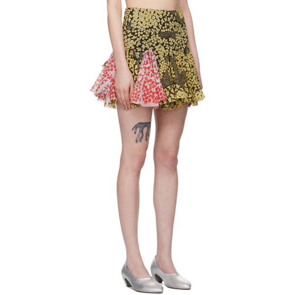  Edward Cuming Multicolor Godet Miniskirt 241470F090000