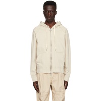 Edward Cuming 오프화이트 Off-White Raw Edge Hoodie 241470M202001