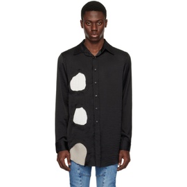 Edward Cuming Black Cutout Shirt 241470M192013