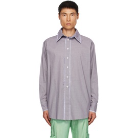 Edward Cuming Blue Check Shirt 232470M192004