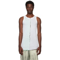 Edward Cuming White Layered Tank Top 231470M214001