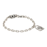 엠마누엘레 비꼬끼 Emanuele Bicocchi Silver Padlock Bracelet 232883M142024