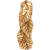 엠마누엘레 비꼬끼 Emanuele Bicocchi Gold Leaves Hoop Single Earring 241883M144001