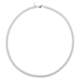 엠마누엘레 비꼬끼 Emanuele Bicocchi Silver Essential Knotted Chain Necklace 241883M145019