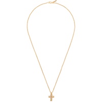 엠마누엘레 비꼬끼 Emanuele Bicocchi Gold Medium Notre-Dame Cross Necklace 241883M145059