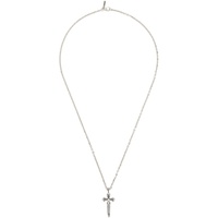 엠마누엘레 비꼬끼 Emanuele Bicocchi Silver Dagger-Cross Necklace 241883M145040