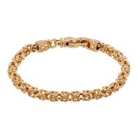엠마누엘레 비꼬끼 Emanuele Bicocchi Gold Byzantine Bracelet 241883M142002