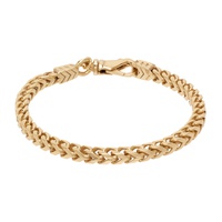 엠마누엘레 비꼬끼 Emanuele Bicocchi Gold Box Chain Bracelet 241883M142040