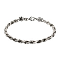 엠마누엘레 비꼬끼 Emanuele Bicocchi SSENSE Exclusive Silver Birdcage Bracelet 241883M142017