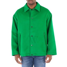 Emporio Armani MEN'S Verde Ultra Fine Wool Blouson Jacket H31R02-C1452-530