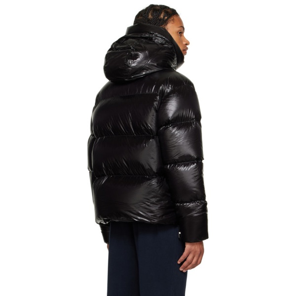  Emporio Armani Black Quilted Down Jacket 232951M178000