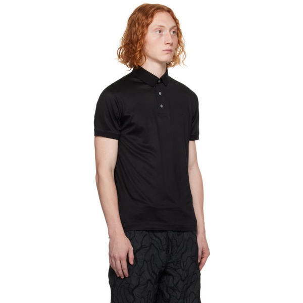  Emporio Armani Black Graphic Polo 232951M212007