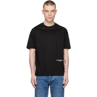 Emporio Armani Black Printed T-Shirt 231951M213004