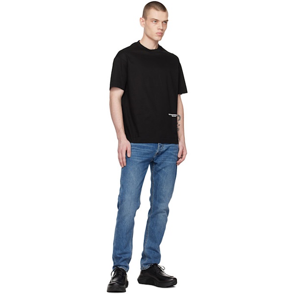  Emporio Armani Black Printed T-Shirt 231951M213004