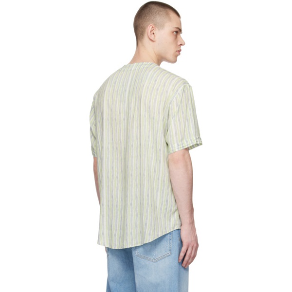  Emporio Armani Multicolor Striped Shirt 231951M192005