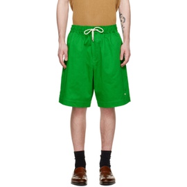 Emporio Armani Green Oversized Shorts 231951M193004