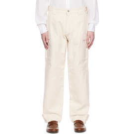 Emporio Armani 오프화이트 Off-White Zip Pocket Jeans 231951M191000