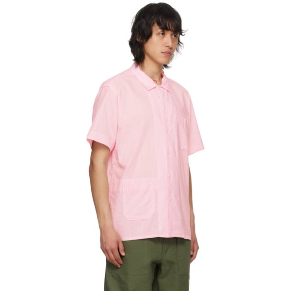  엔지니어드가먼츠 Engineered Garments Pink Patch Pocket Shirt 241175M192028