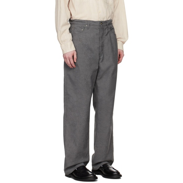  엔지니어드가먼츠 Engineered Garments Gray RF Trousers 241175M186000