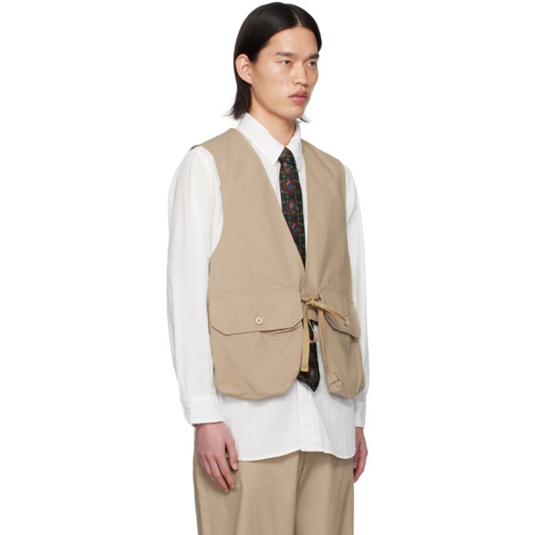  엔지니어드가먼츠 Engineered Garments Khaki Flap Pocket Vest 241175M185018