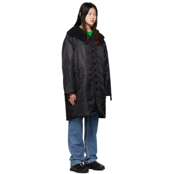  엔지니어드가먼츠 Engineered Garments Black Liner Coat 222175F059002