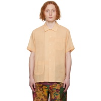엔지니어드가먼츠 Engineered Garments Orange Camp Shirt 231175M192002
