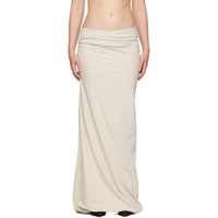 Entire Studios 오프화이트 Off-White Structured Maxi Skirt 242940F093000