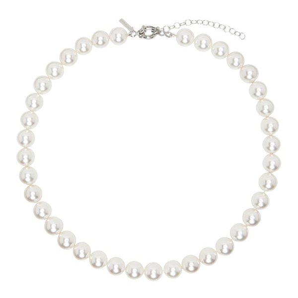  어니스트 더블유 베이커 Ernest W. Baker White Shell Pearl Necklace 241600M145024