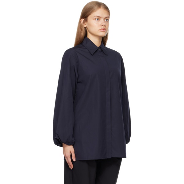  Esse Studios Navy Collected Shirt 222475F109002