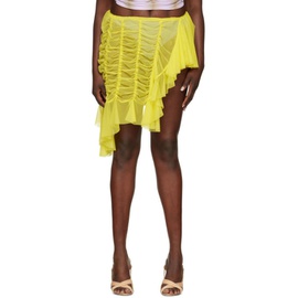 Ester Manas SSENSE Exclusive Yellow Miniskirt 221463F090013