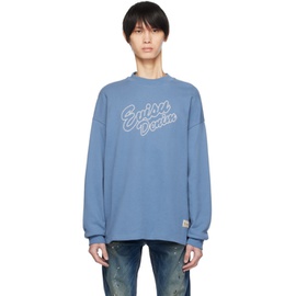 Evisu Blue Print Sweatshirt 232063M204000